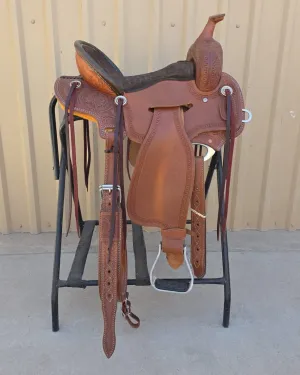 #1403 15" Corriente Trail Riding Saddle