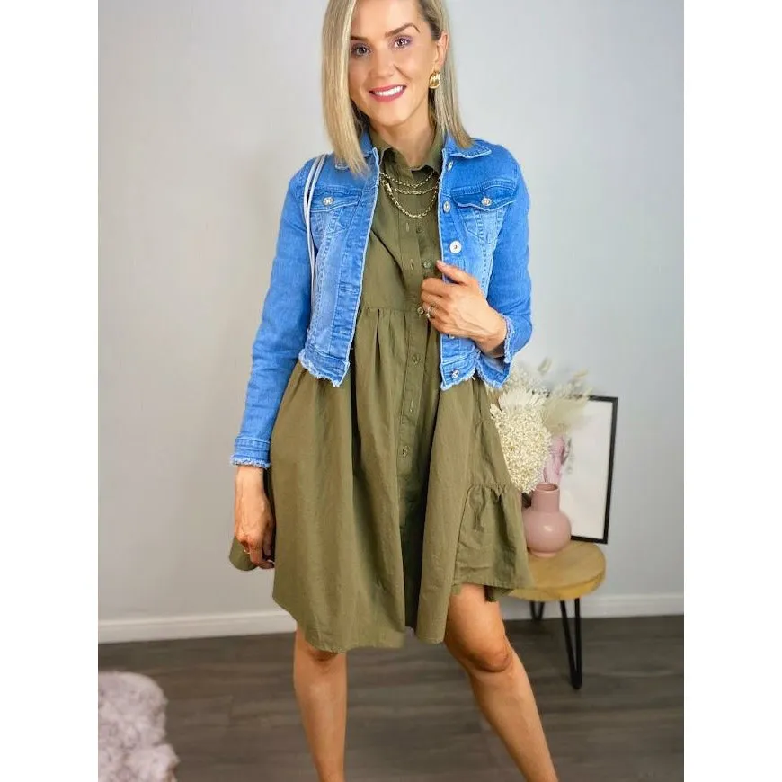 ADDIE SHORT DENIM JACKET SS23