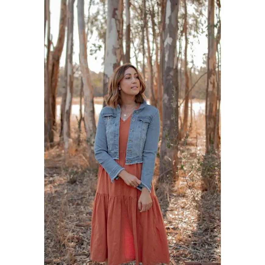 ADDIE SHORT DENIM JACKET SS23
