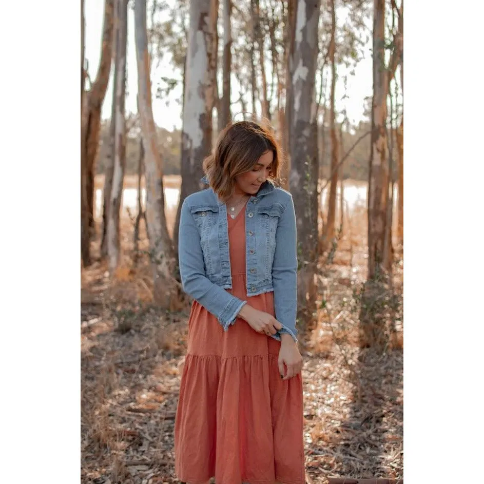 ADDIE SHORT DENIM JACKET SS23