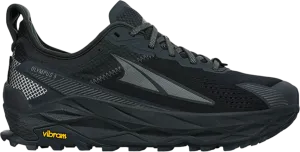 Altra Mens Olympus 5 Shoes Trail Hiking Running Walking Sneakers Vibram Sole in Black