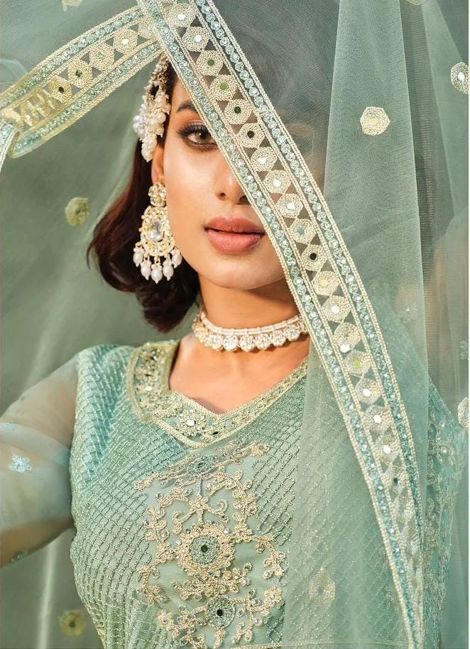 AMAIRA TRADITIONAL WEAR ANARKALI SUIT D.NO 2099