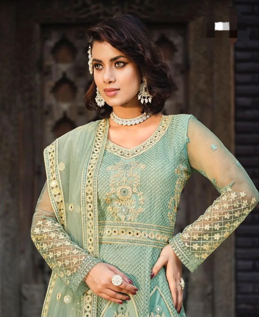 AMAIRA TRADITIONAL WEAR ANARKALI SUIT D.NO 2099