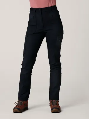 Amelia Hiking Pants with Adjustable Waist Black