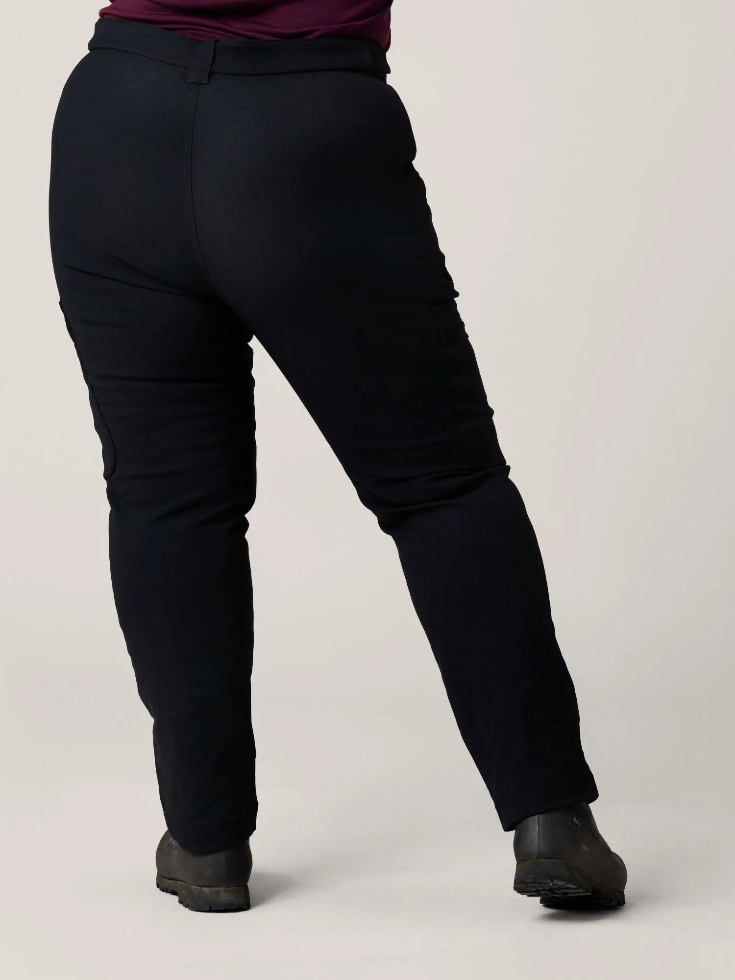 Amelia Hiking Pants with Adjustable Waist Black