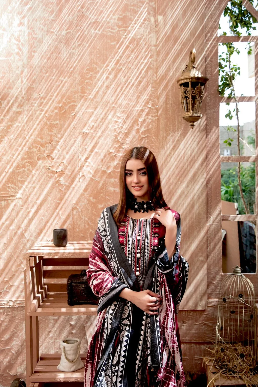 Amna Sohail Aashnaa Tie & Die Collection by Tawakkal – D-6053