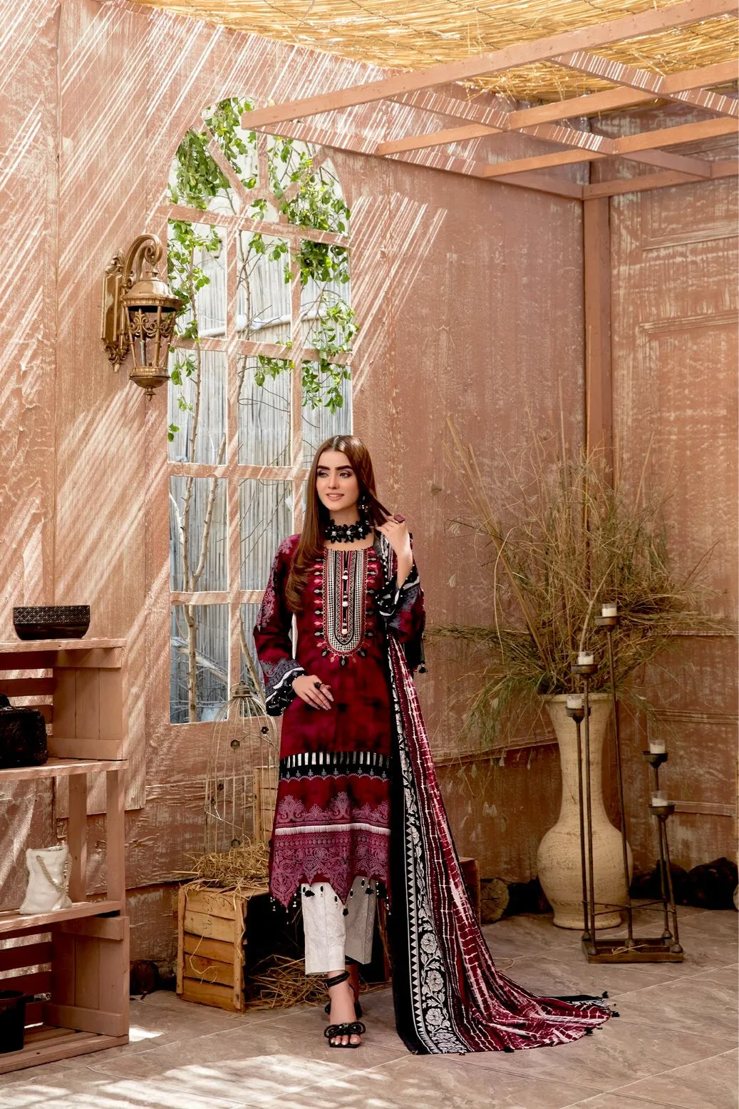 Amna Sohail Aashnaa Tie & Die Collection by Tawakkal – D-6053
