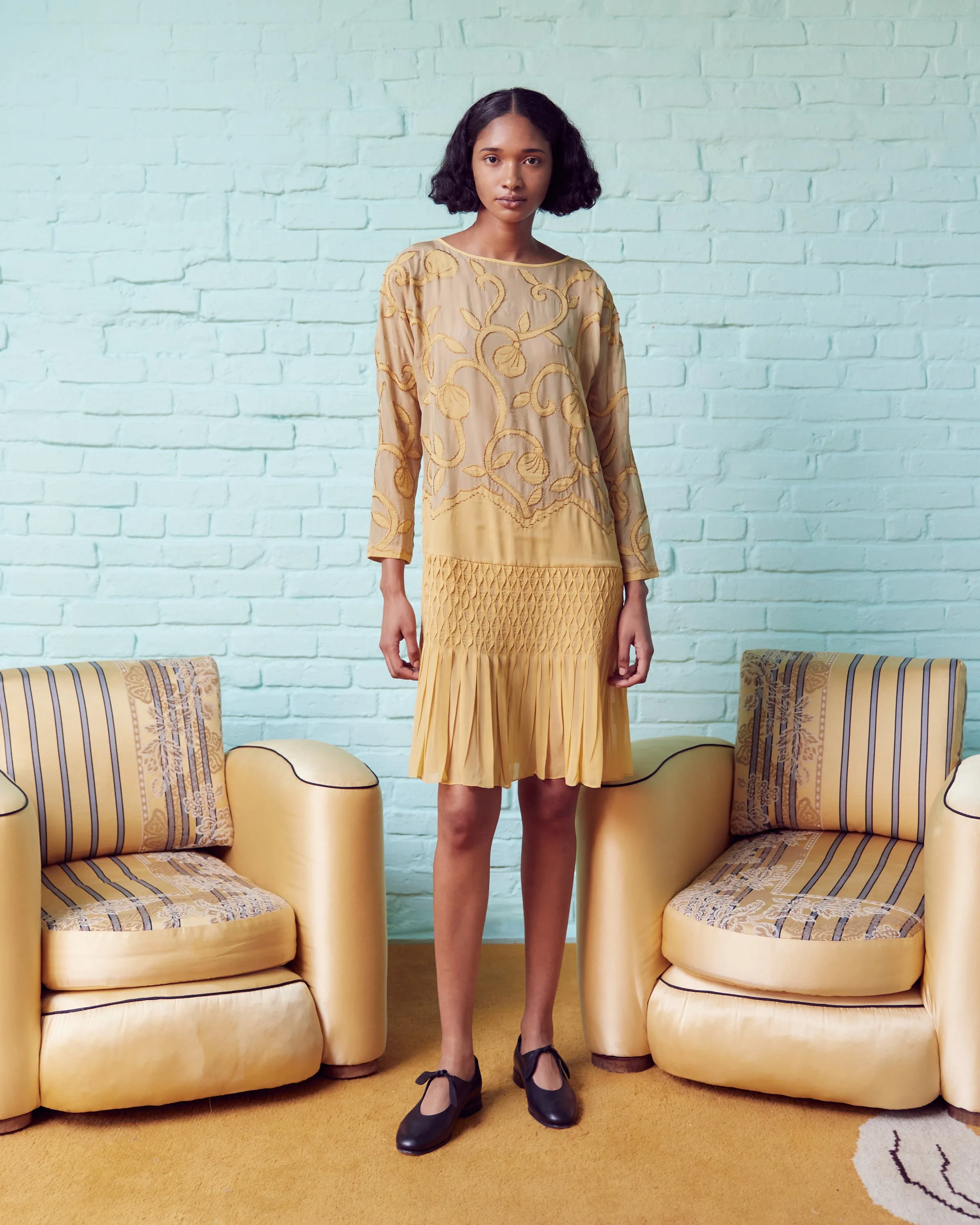 Appliqué Harlayne Dress