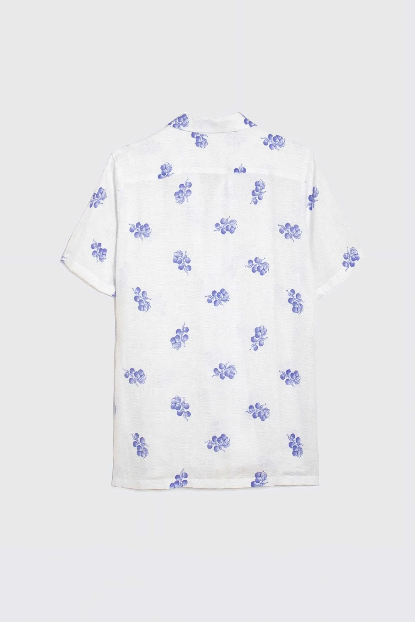 arezzo linen shirt sky blue