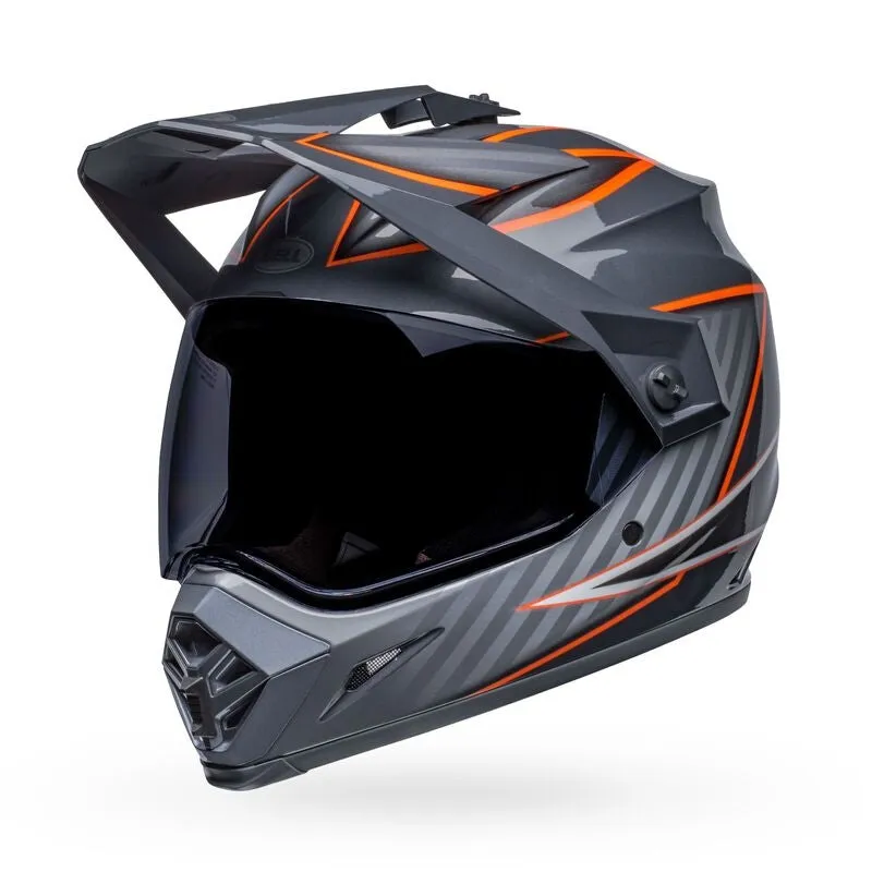 Bell Moto MX9 Adventure MIPS Helmets Dalton Gloss Black/Orange XLarge