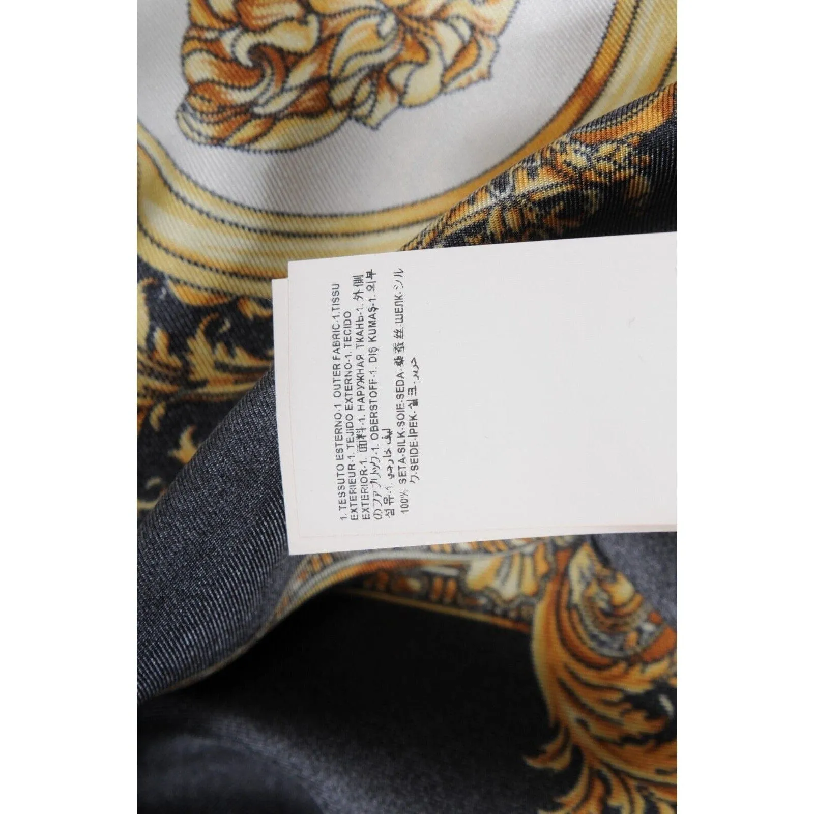 Black Gold Silk Baroque La Coupe Des Dieux Button Down Shirt