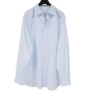 Blue White Striped Ventiquattro Button Down Fitted Shirt
