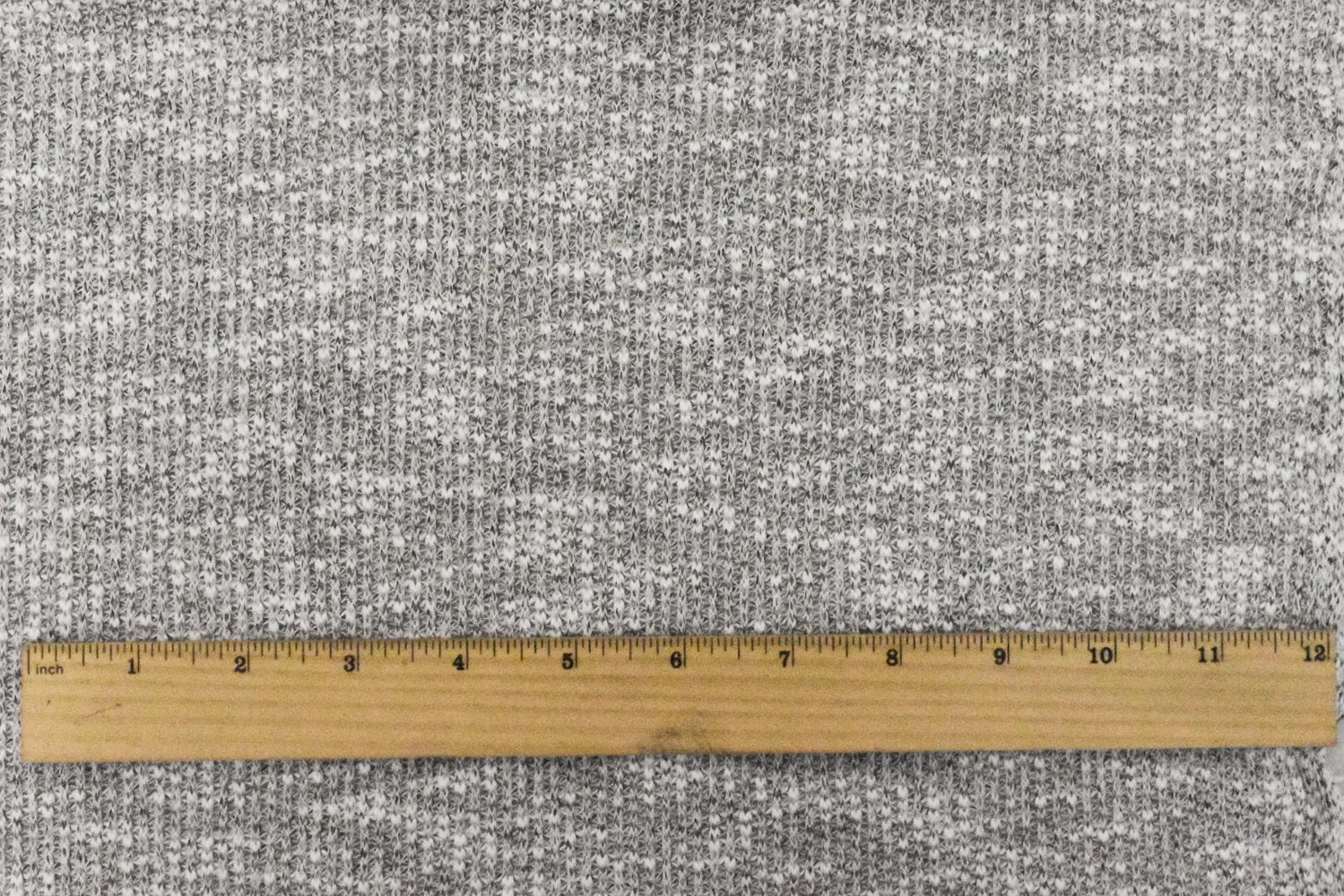 Bright White-Black Texture Slub Stretch Sweater Knit Fabric