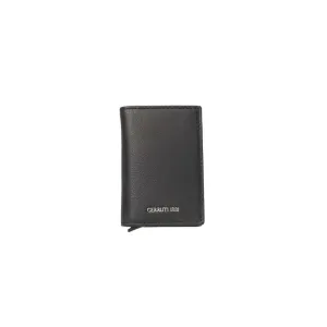 Cerruti 1881 Black Leather Men Men's Wallet