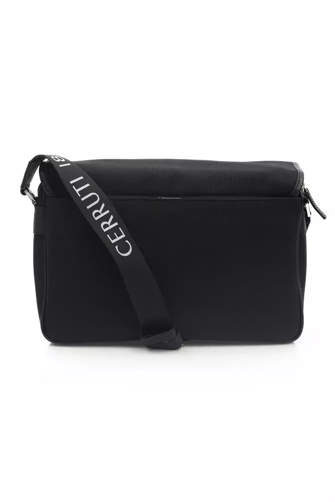 Cerruti 1881 Black Nylon Men Messenger Men's Bag