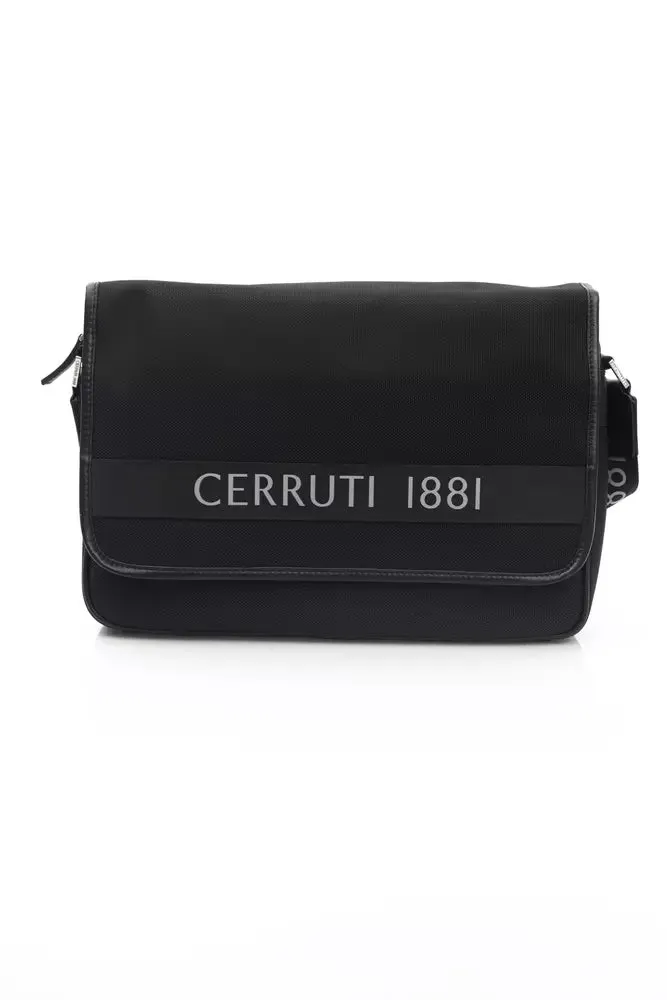 Cerruti 1881 Black Nylon Men Messenger Men's Bag