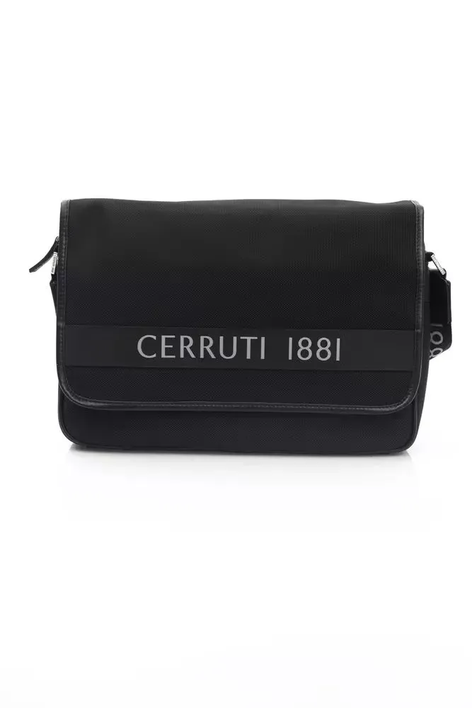 Cerruti 1881 Black Nylon Men Messenger Men's Bag