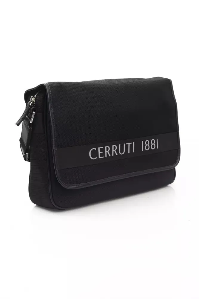 Cerruti 1881 Black Nylon Men Messenger Men's Bag