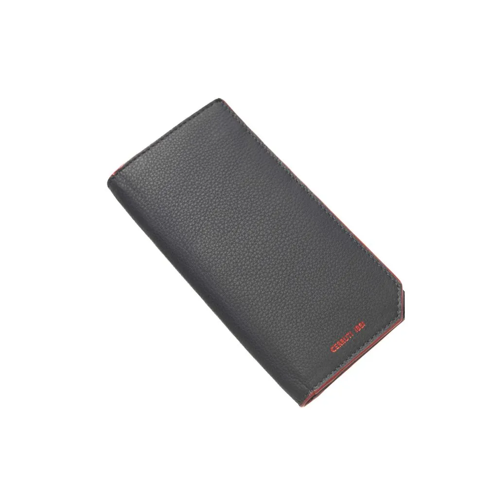 Cerruti 1881 Blue Calf Leather Men Men's Wallet