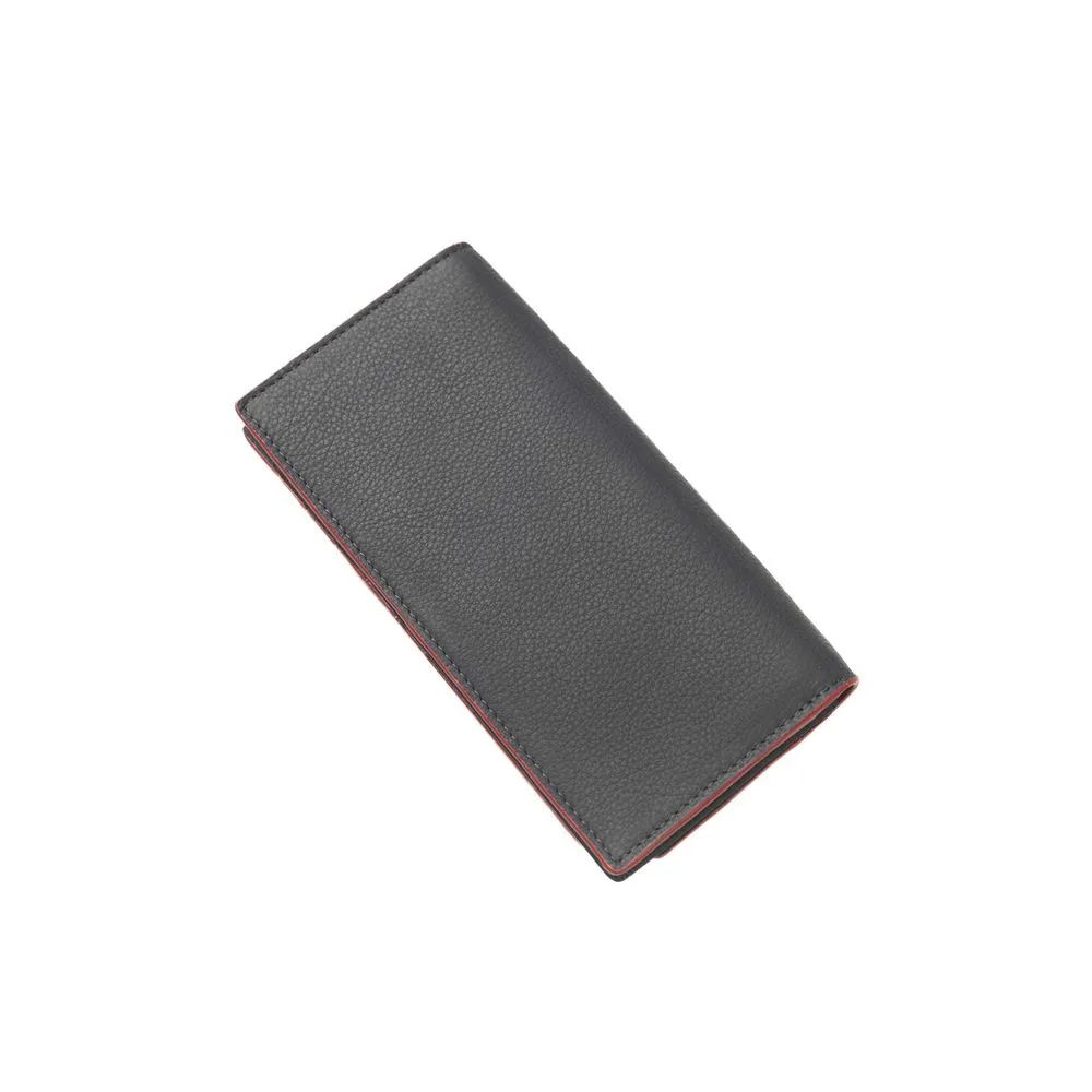Cerruti 1881 Blue Calf Leather Men Men's Wallet