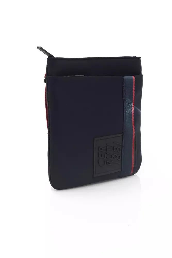 Cerruti 1881 Blue Polyester Men Messenger Men's Bag