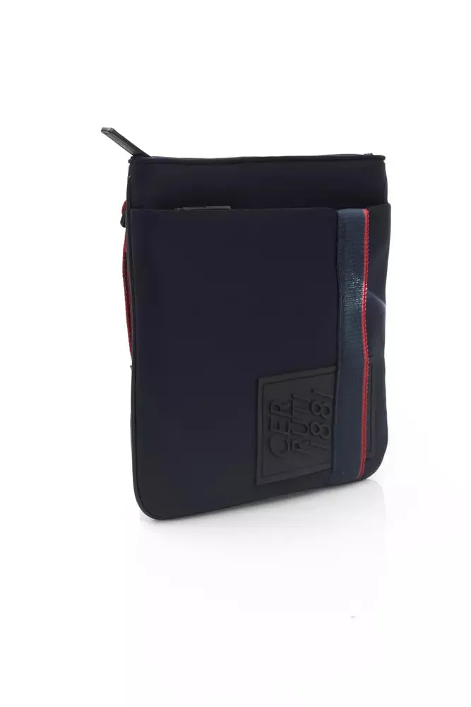 Cerruti 1881 Blue Polyester Men Messenger Men's Bag