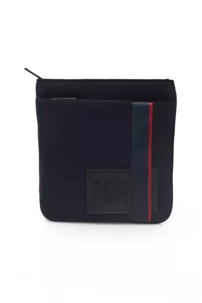 Cerruti 1881 Blue Polyester Men Messenger Men's Bag