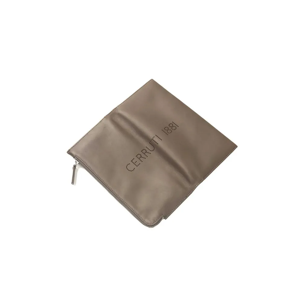 Cerruti 1881 Brown Leather Men Men's Wallet