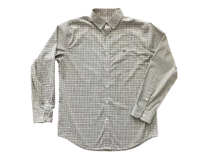 Charcoal & White PSP Performance Button Down