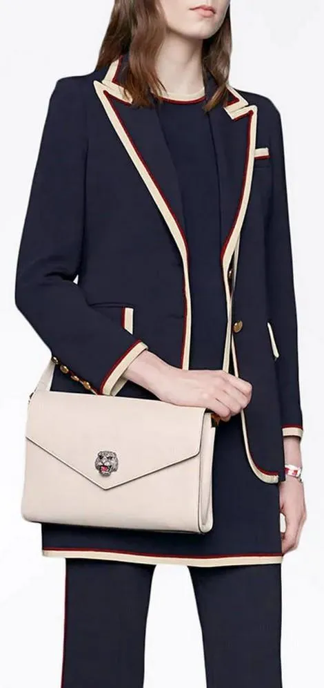 Contrast Trim Jacket Blazer and Matching Pant Set *Low Stock*