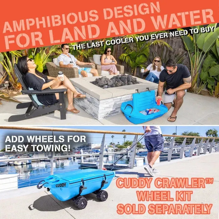 Copy Cuddy Floating Cooler and Dry Storage Vessel - 40QT - Amphibious Hard Shell Design (Copy)