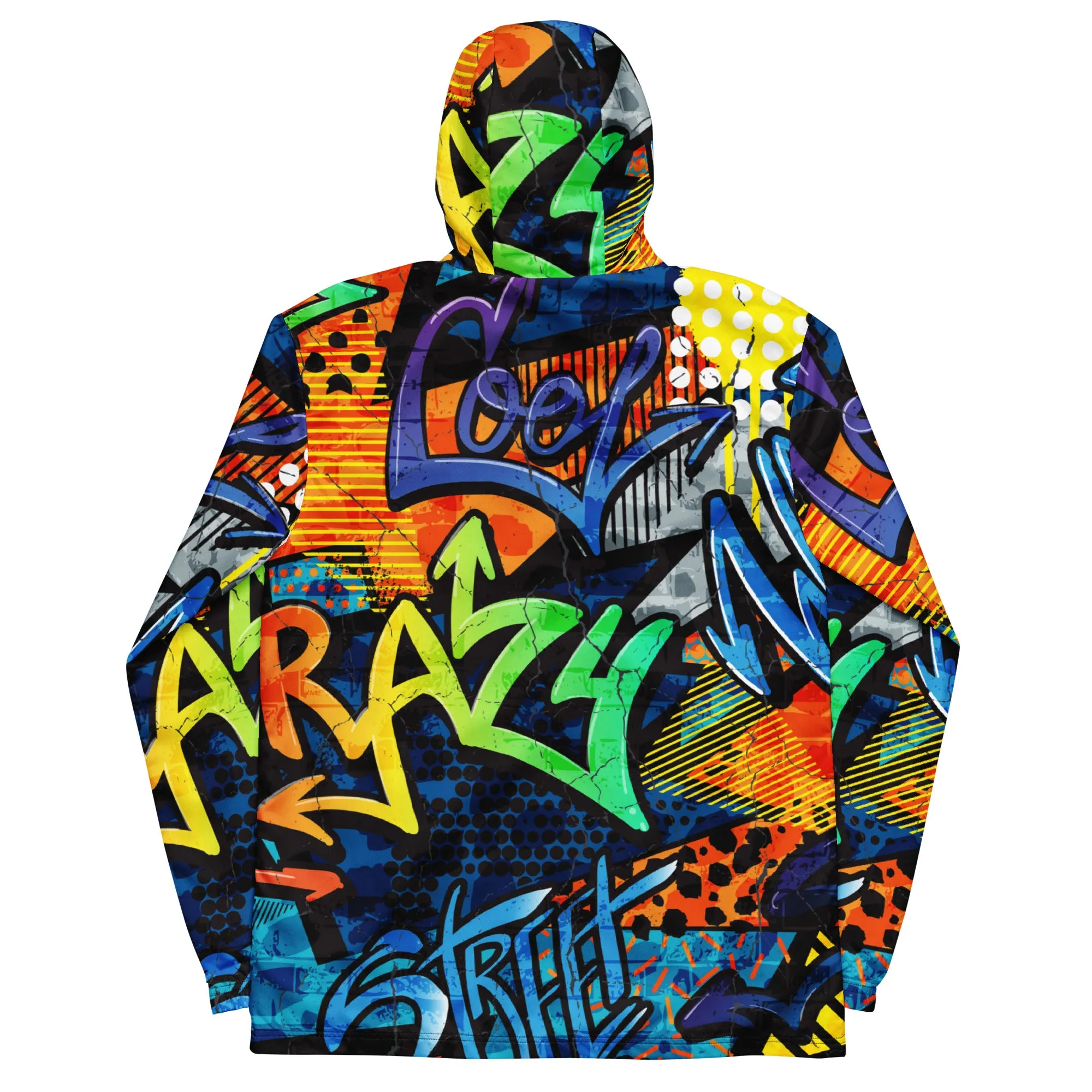 Crazy Graffiti Men’s windbreaker