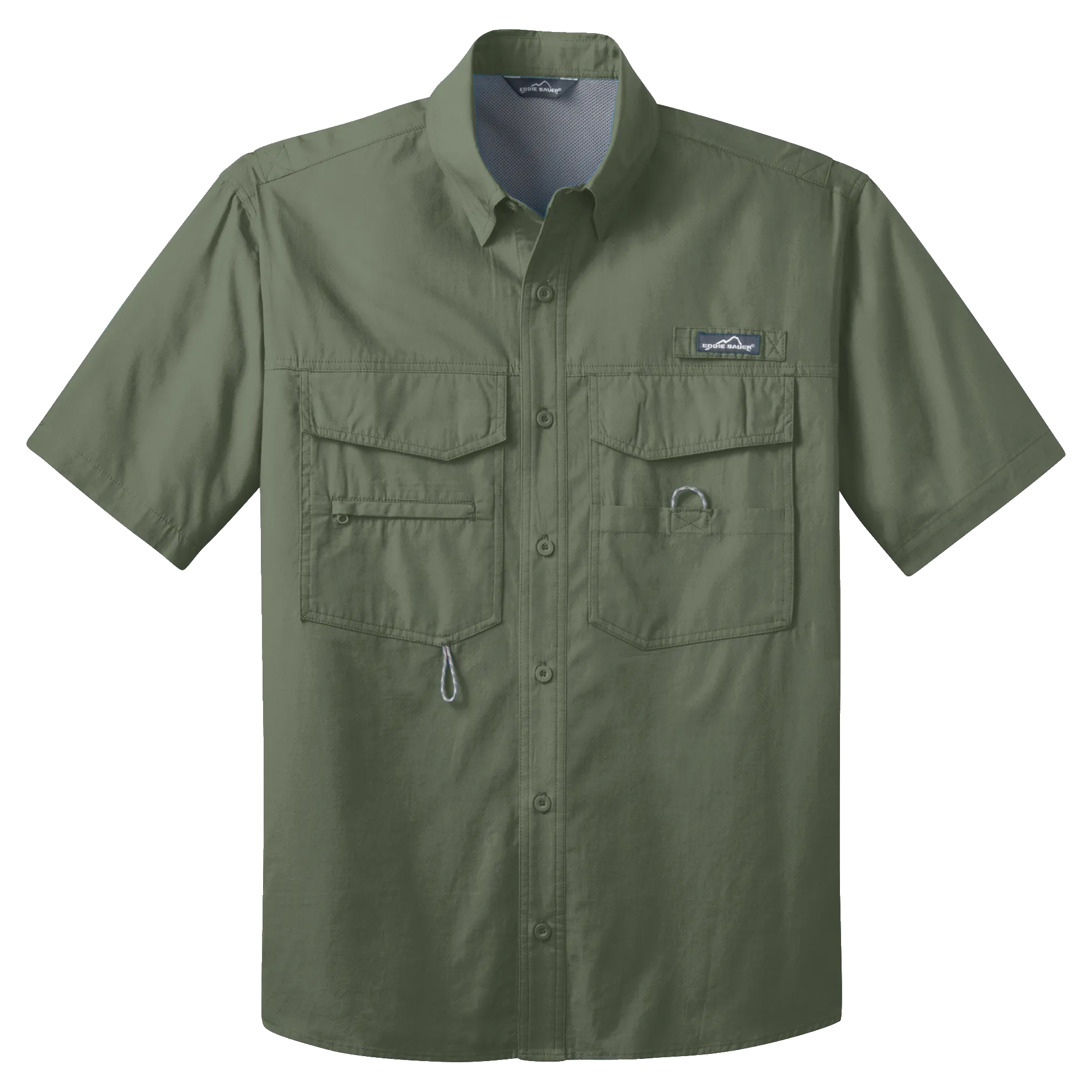 D1519 Mens Short Sleeve Fishing Shirt