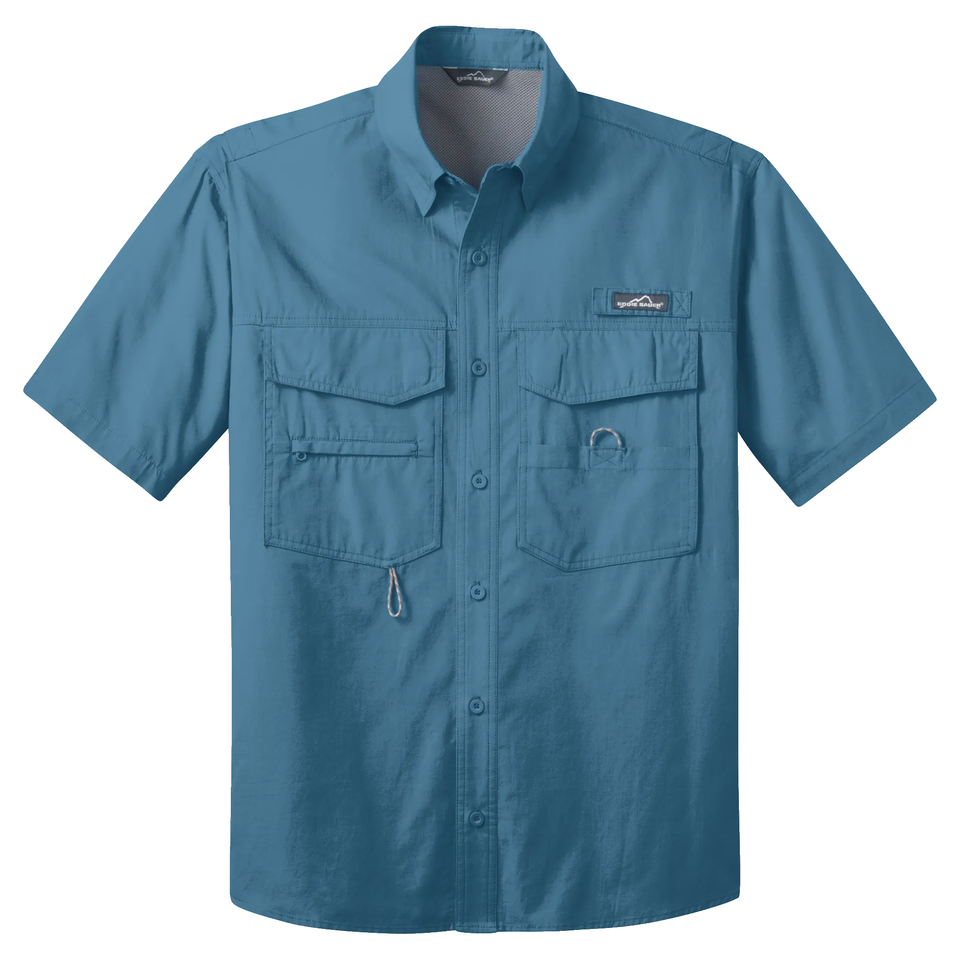 D1519 Mens Short Sleeve Fishing Shirt