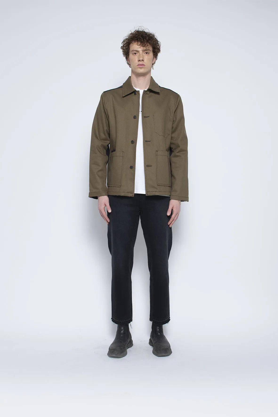 Denali shirt jacket unisex - upcycled garment