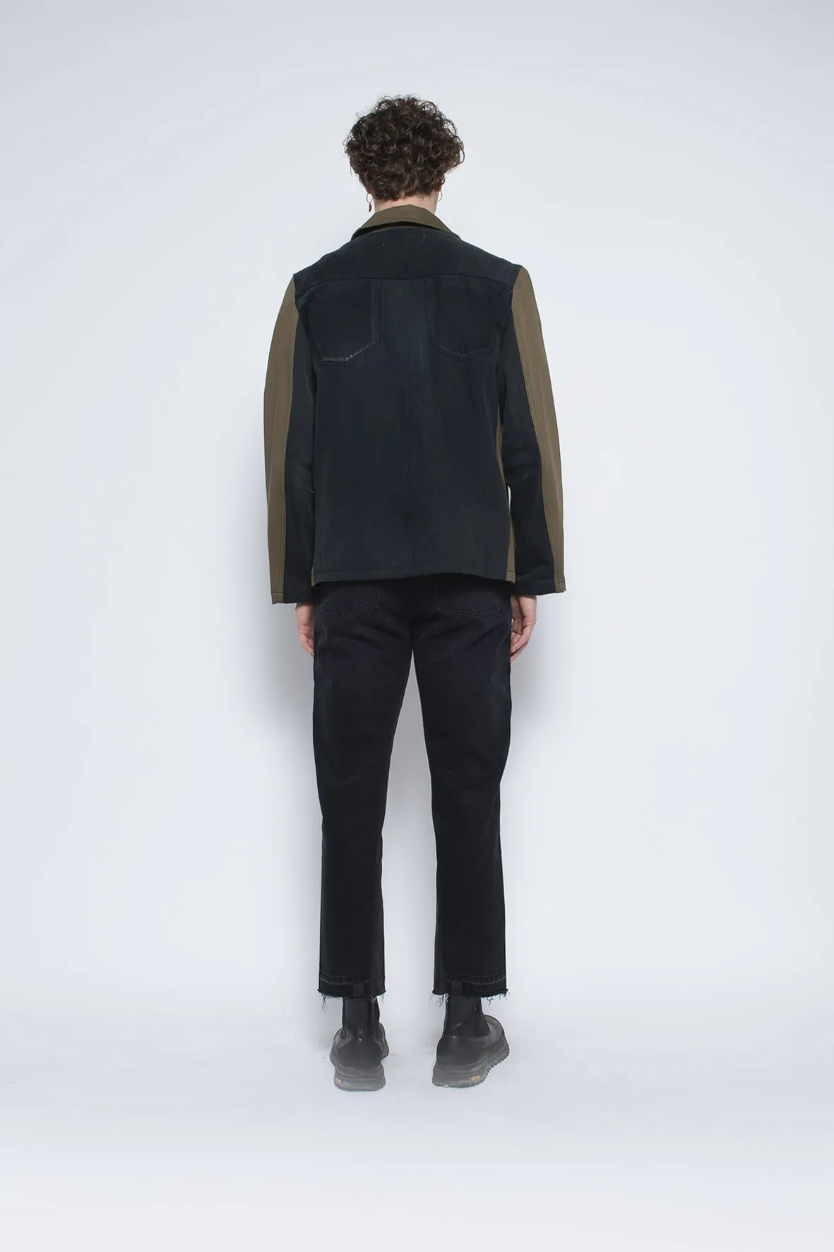 Denali shirt jacket unisex - upcycled garment