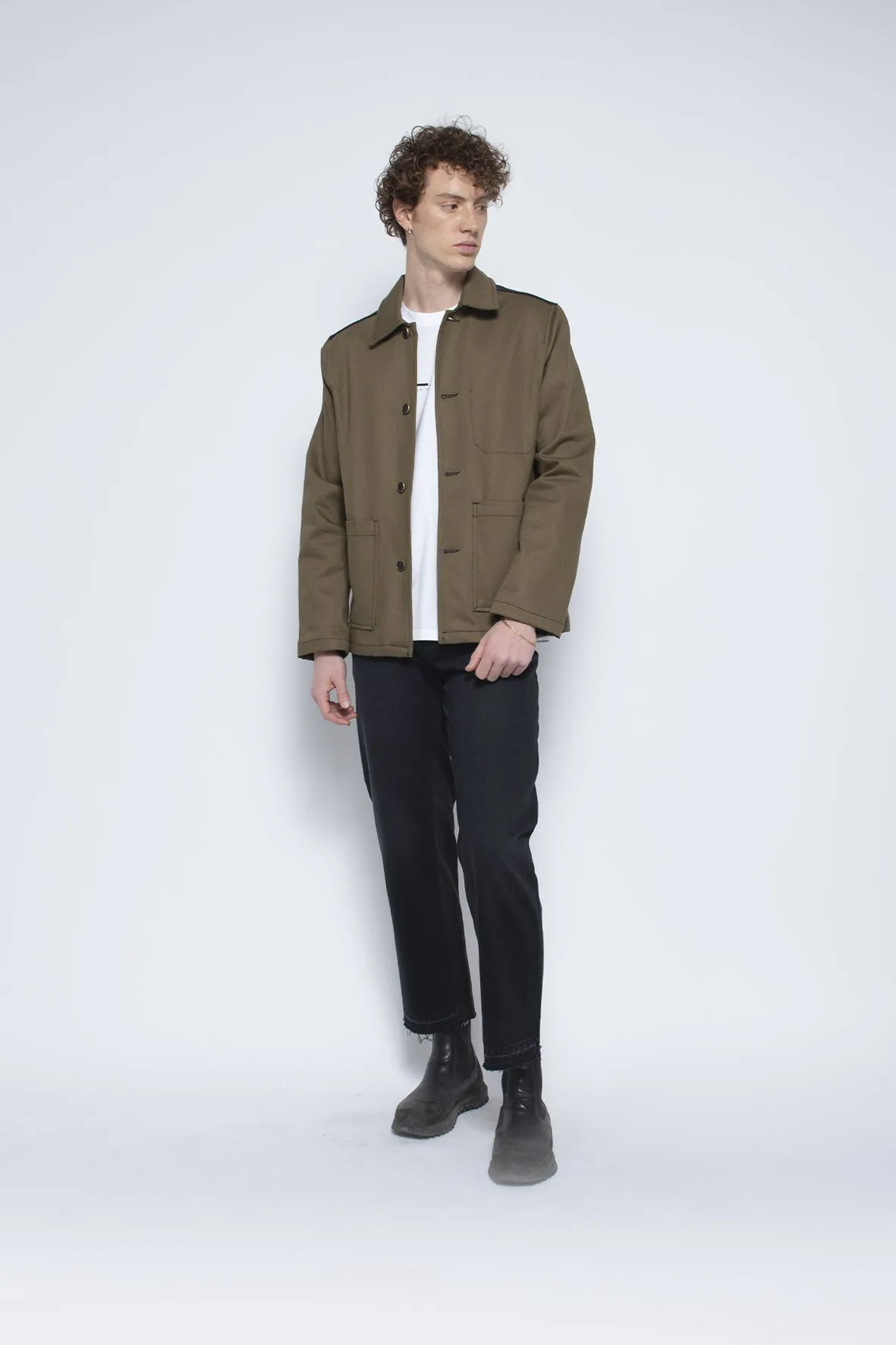 Denali shirt jacket unisex - upcycled garment