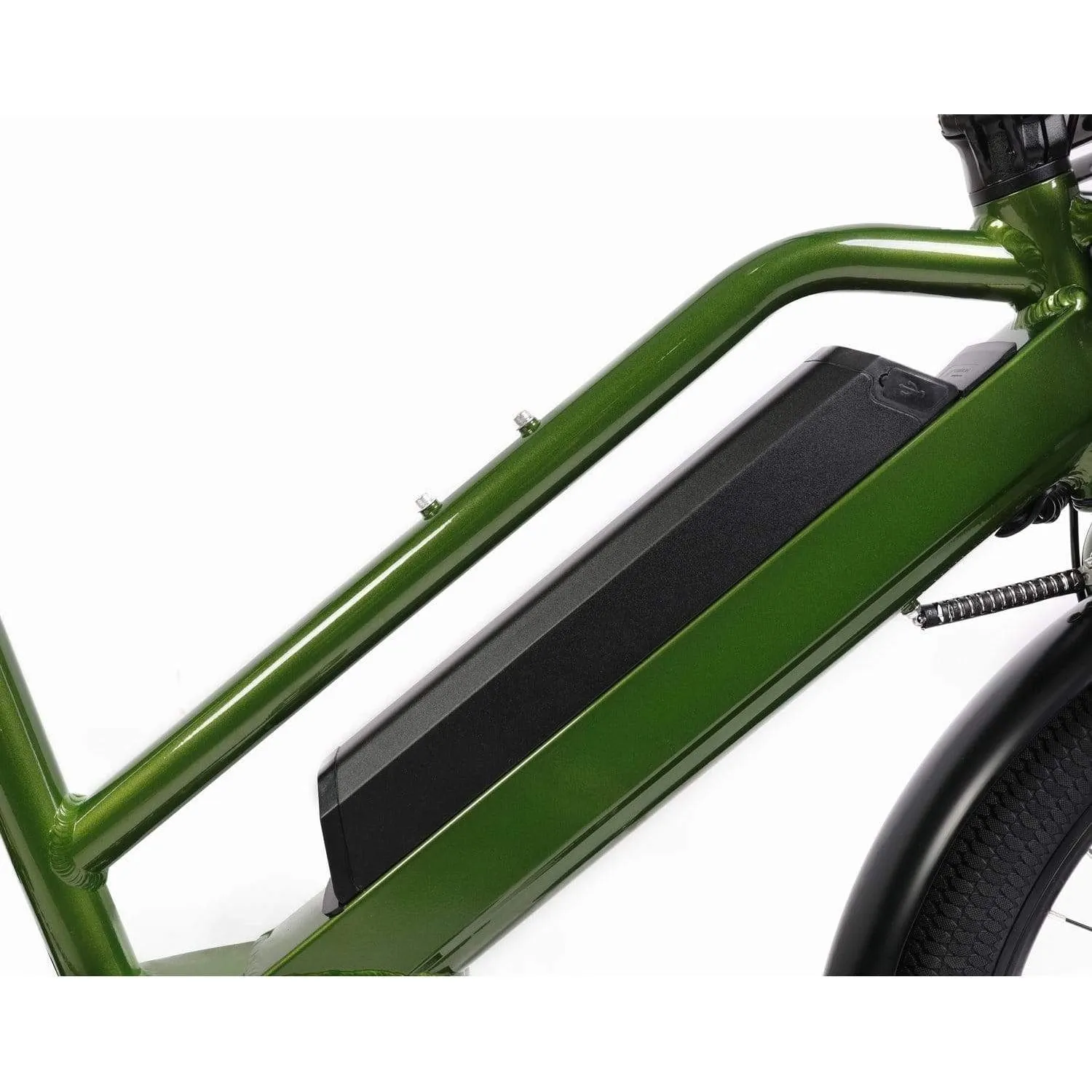 EUNORAU, G20 Electric, Mid-Drive, Long-Tail Cargo Bike, 24" - 500 Watt, 48V