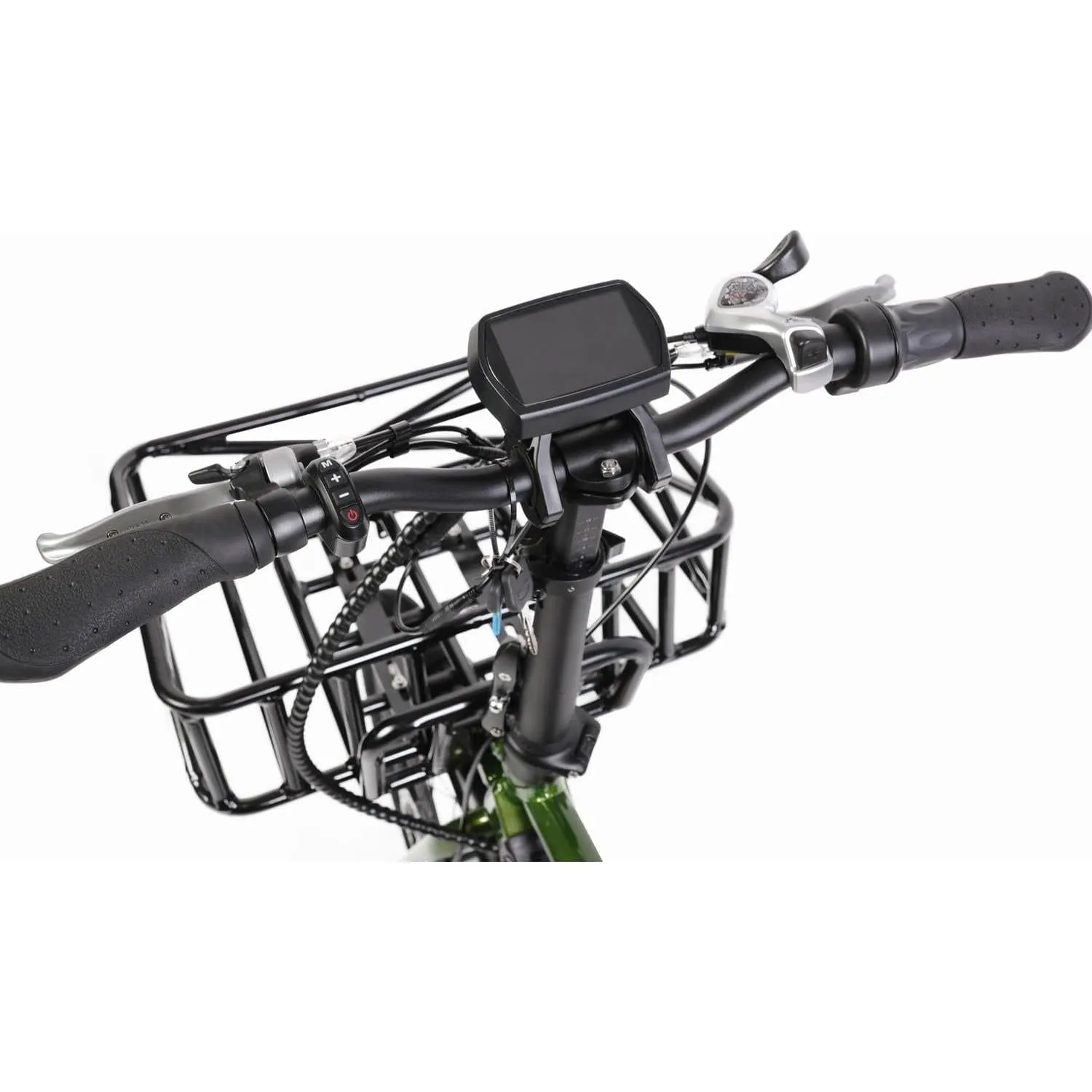 EUNORAU, G20 Electric, Mid-Drive, Long-Tail Cargo Bike, 24" - 500 Watt, 48V