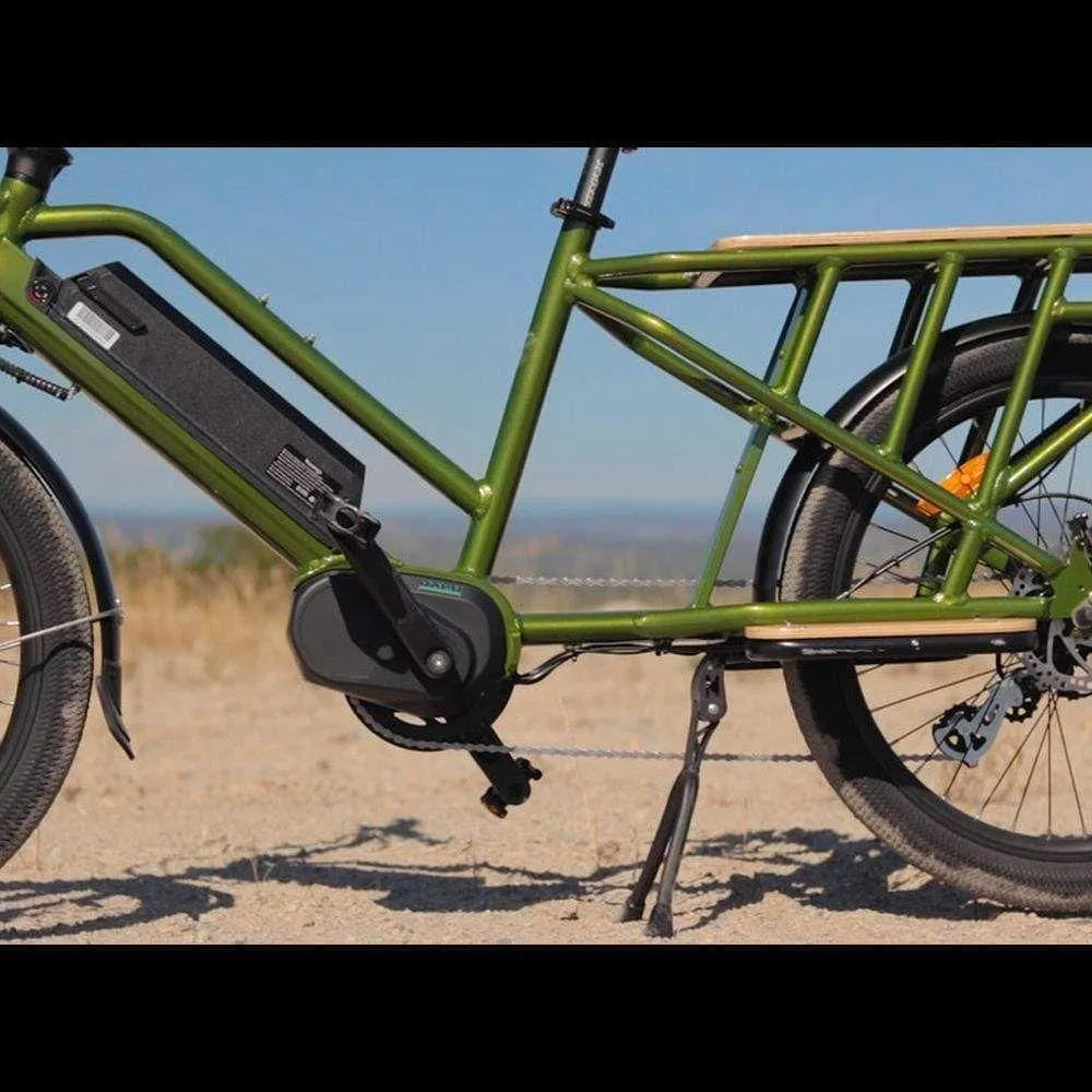 EUNORAU, G20 Electric, Mid-Drive, Long-Tail Cargo Bike, 24" - 500 Watt, 48V