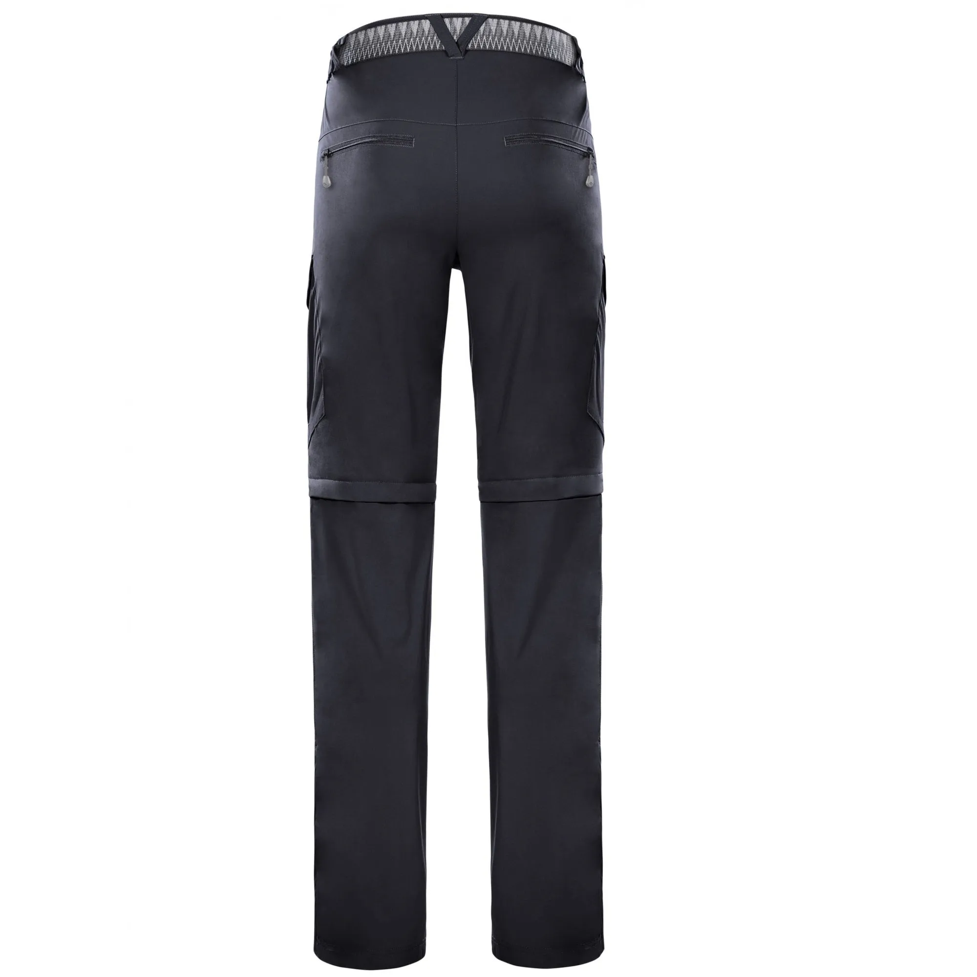 FERRINO USHUAIA PANTS WOMAN PANTALONI ZIP-OFF CON GAMBE STACCABILI COMODI E TRASPIRANTI - COLORE: GRAPHITE