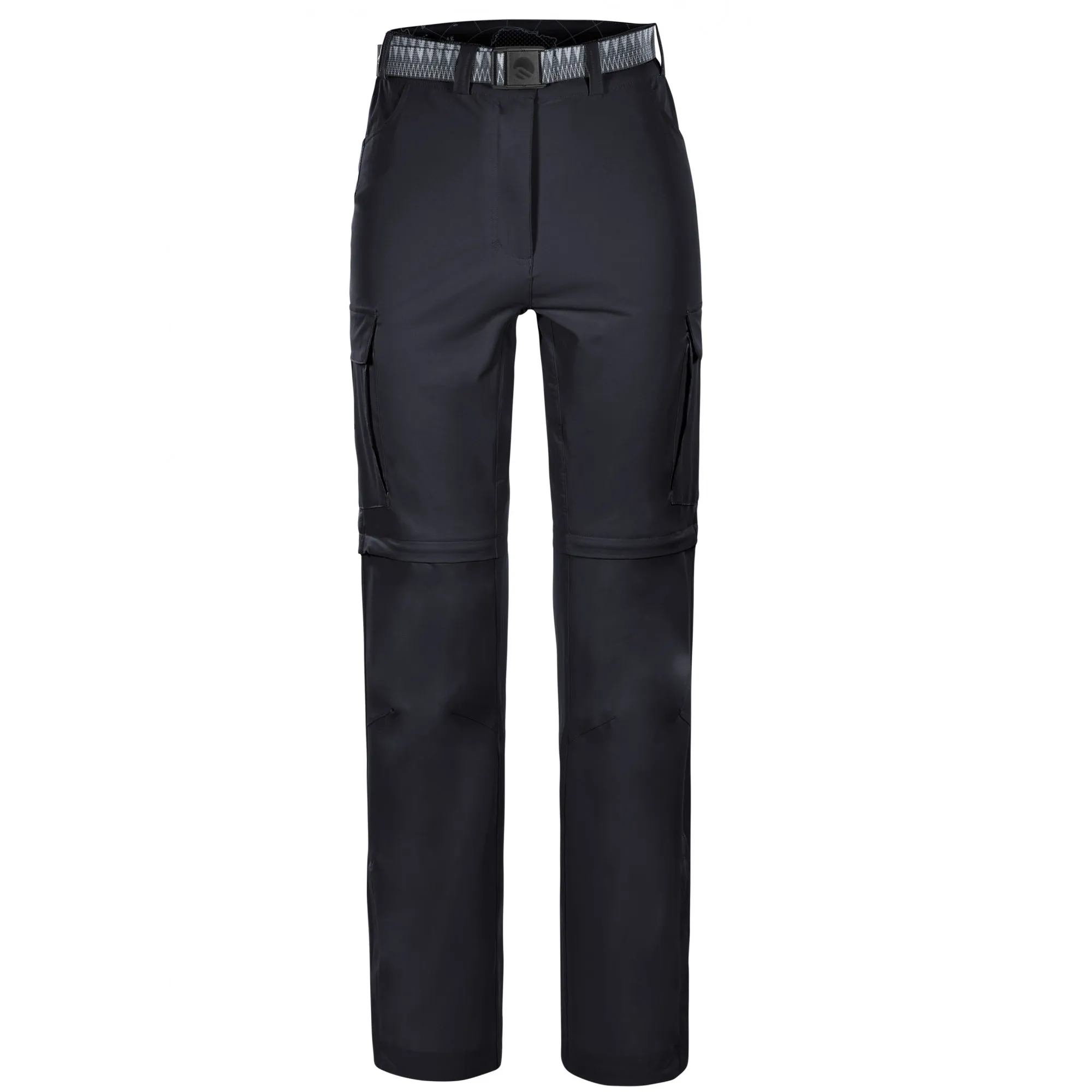 FERRINO USHUAIA PANTS WOMAN PANTALONI ZIP-OFF CON GAMBE STACCABILI COMODI E TRASPIRANTI - COLORE: GRAPHITE