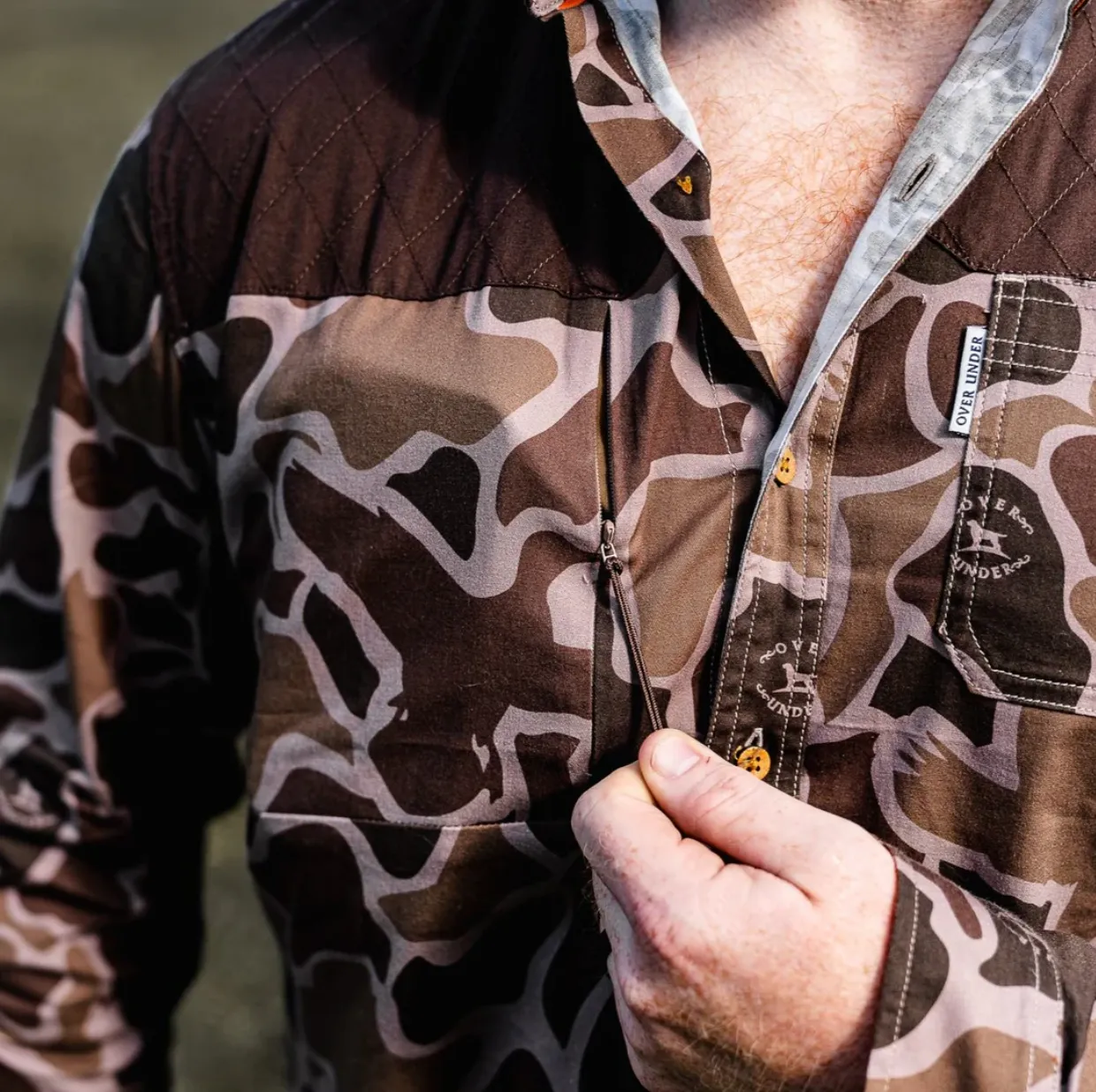 Field Champion Shooting Shirt Duck Camo