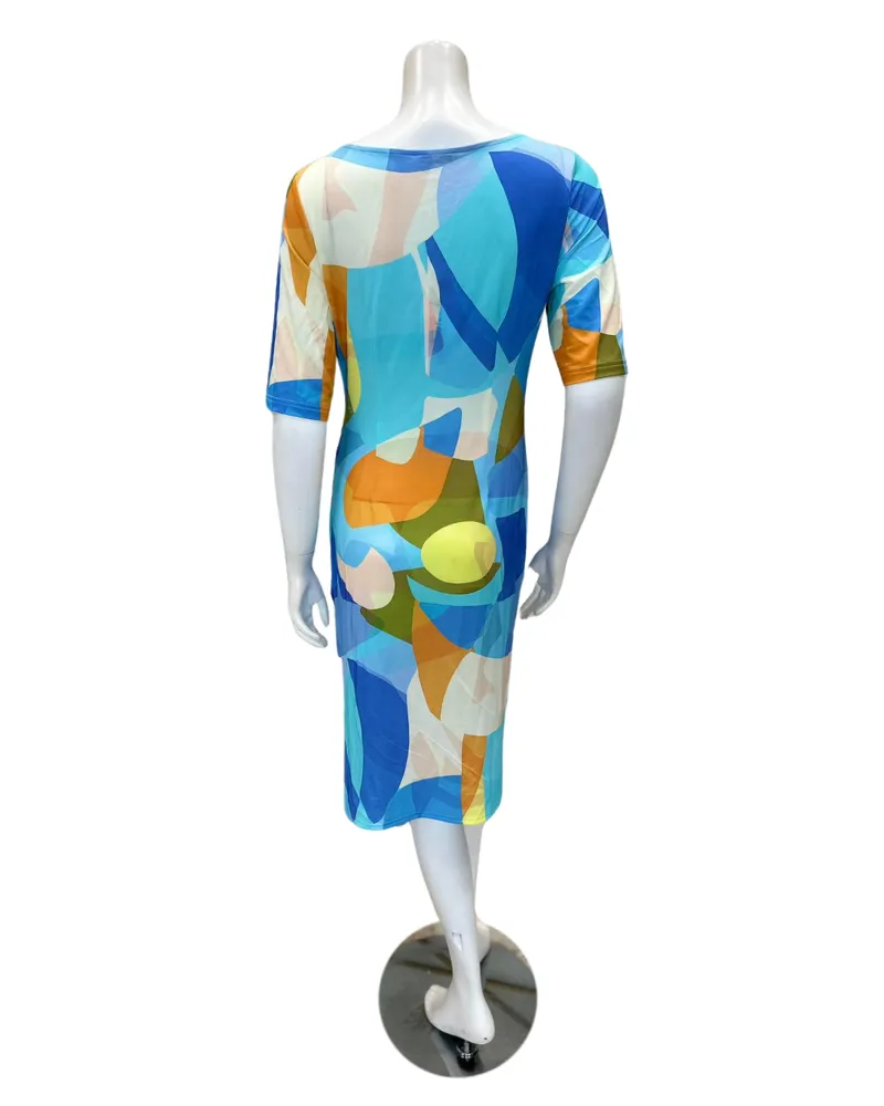 Furstenberg Blue Catania Baia Swim Cover Up
