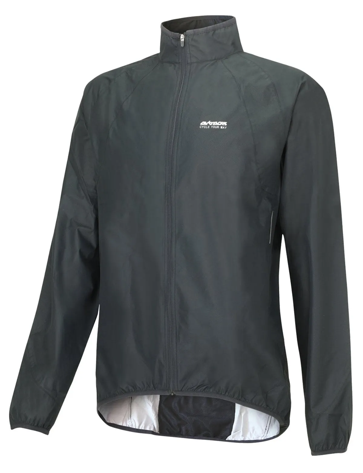 Herren Regenjacke - Fahrradjacke Comfort Line Schwarz