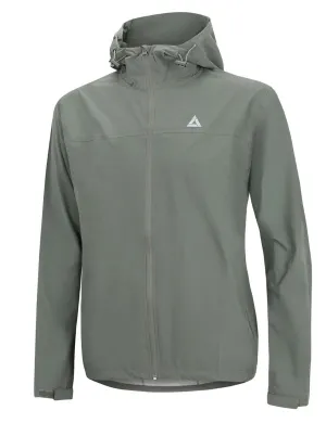 Herren Regenjacke - Fahrradjacke mit Kapuze Pro Line Grau