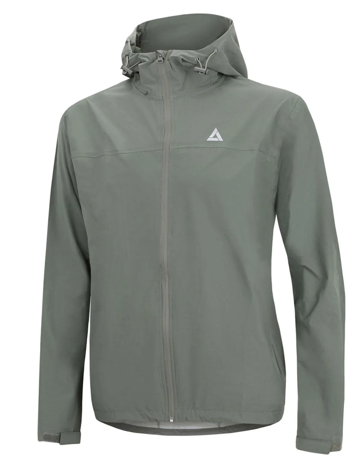 Herren Regenjacke - Fahrradjacke mit Kapuze Pro Line Grau