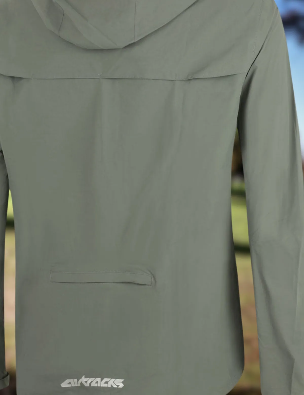 Herren Regenjacke - Fahrradjacke mit Kapuze Pro Line Grau