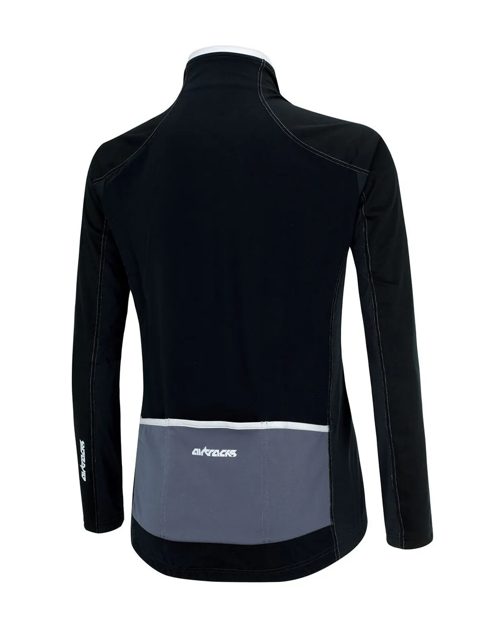 Herren Thermo Fahrradjacke Comfort Line Schwarz Grau Setprodukt