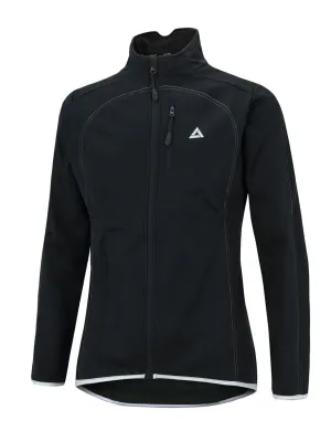Herren Thermo Fahrradjacke Pro Line Schwarz Silber